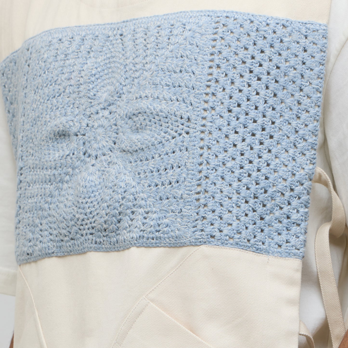 Epidermis Crochet Applique Vest - OW