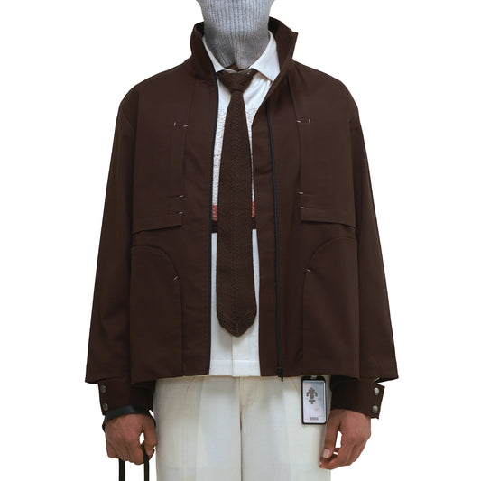 SYNOVIAL REGIMENT JACKET- DARK BROWN
