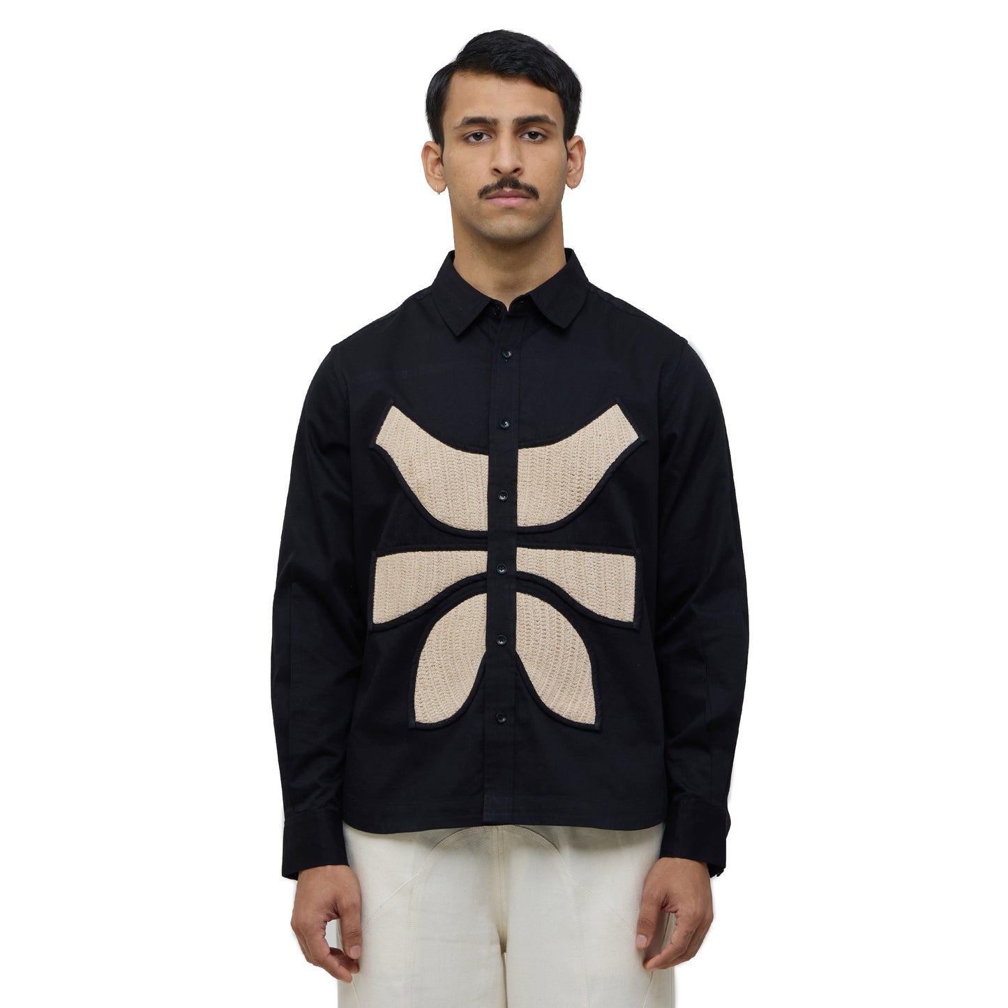 Vertebrae Symbolic Shirt Full Sleeves- Black