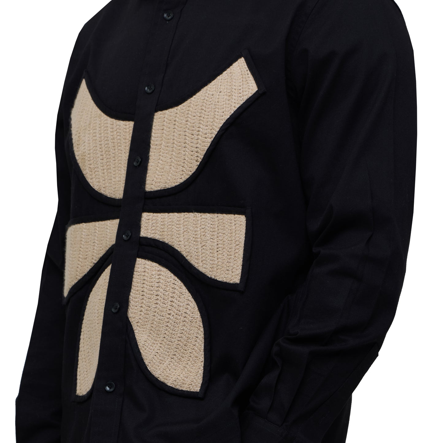 Vertebrae Symbolic Shirt Full Sleeves- Black