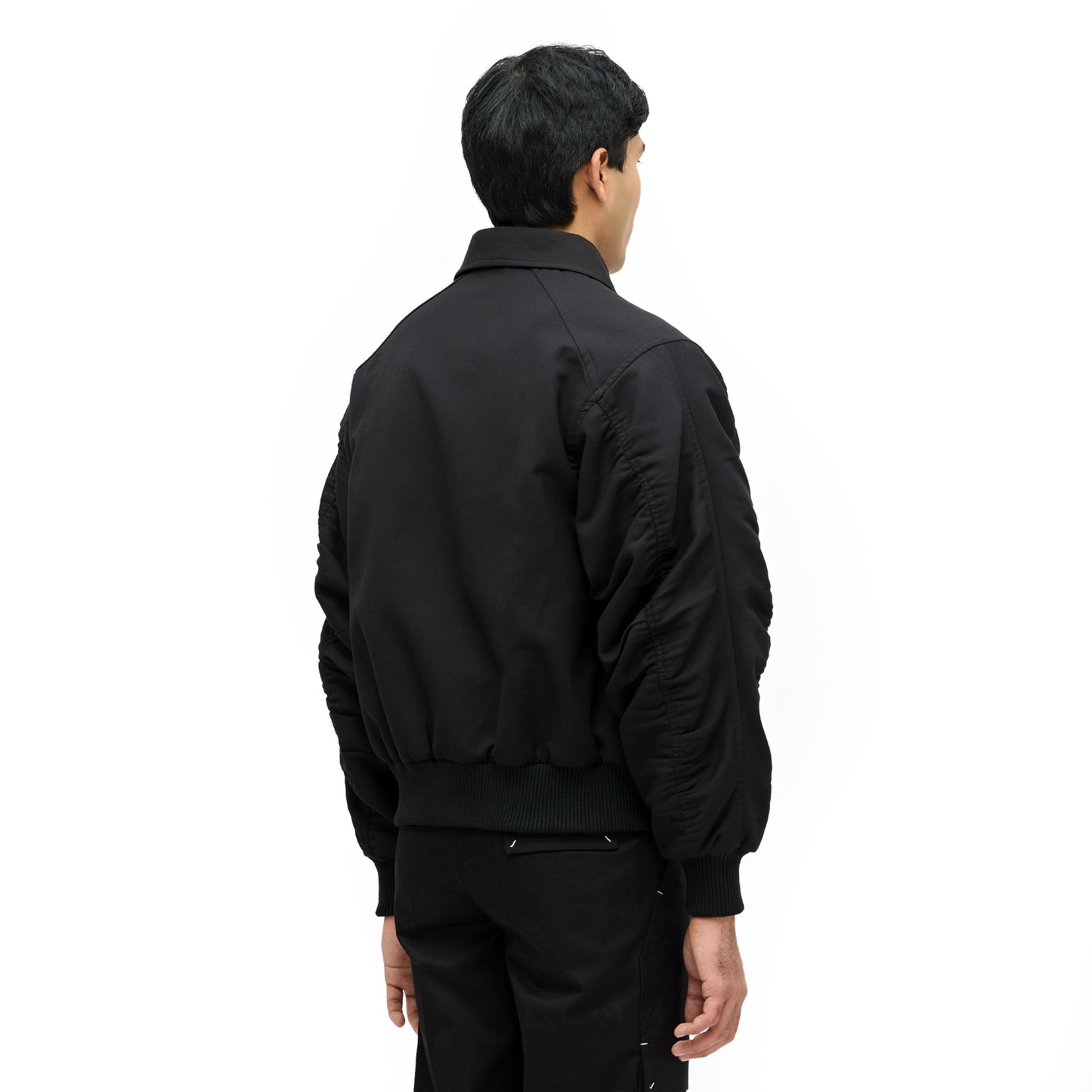 VERTEBRAE BOMBER JACKET- BL