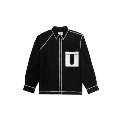 Canopy Denim Shirt- Full Sleeves- Black