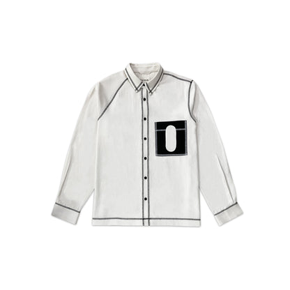 Canopy Denim Shirt- Full Sleeves- Off-White