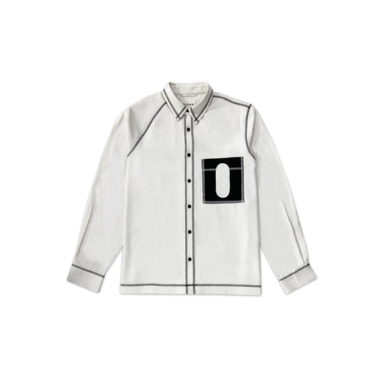 Canopy Denim Shirt- Full Sleeves- Off-White