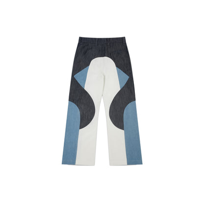 Border Panelled Trousers
