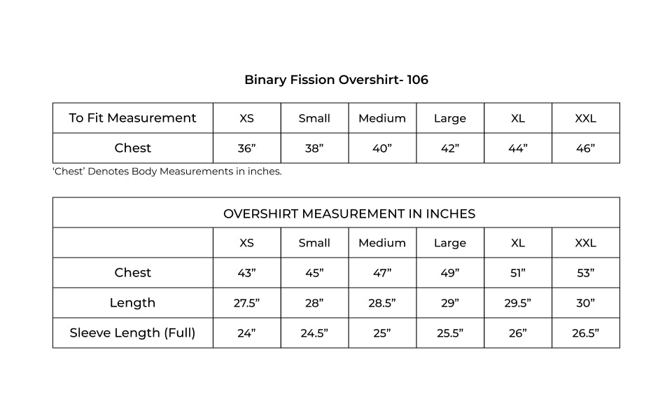 Binary Fission Overshirt- 106