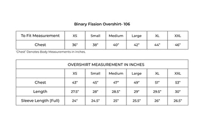Binary Fission Overshirt- 106