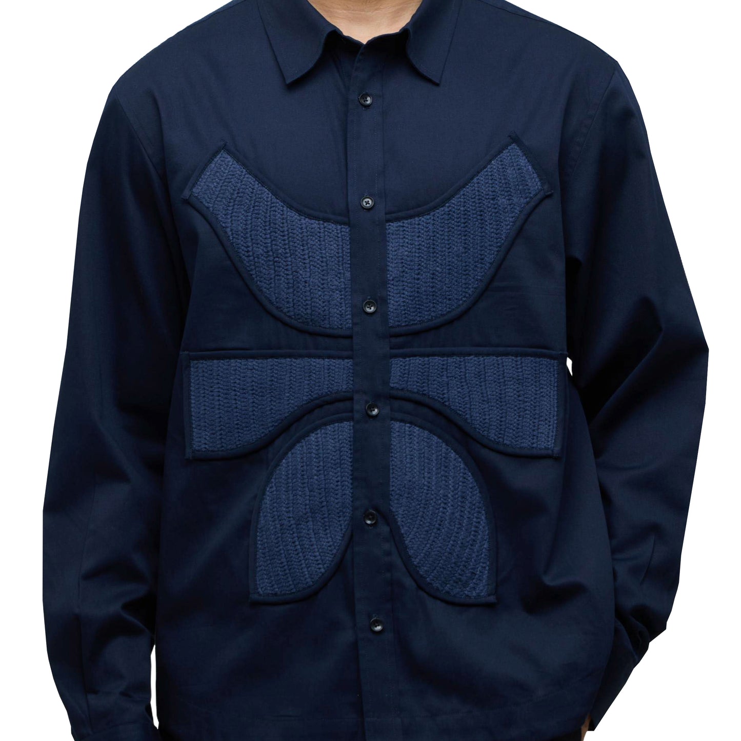 Vertebrae Symbolic Shirt Full Sleeves- Navy