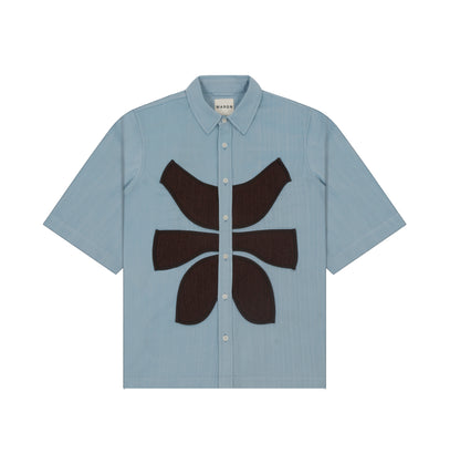 Vertebrae Symbolic Shirt- Sky Blue