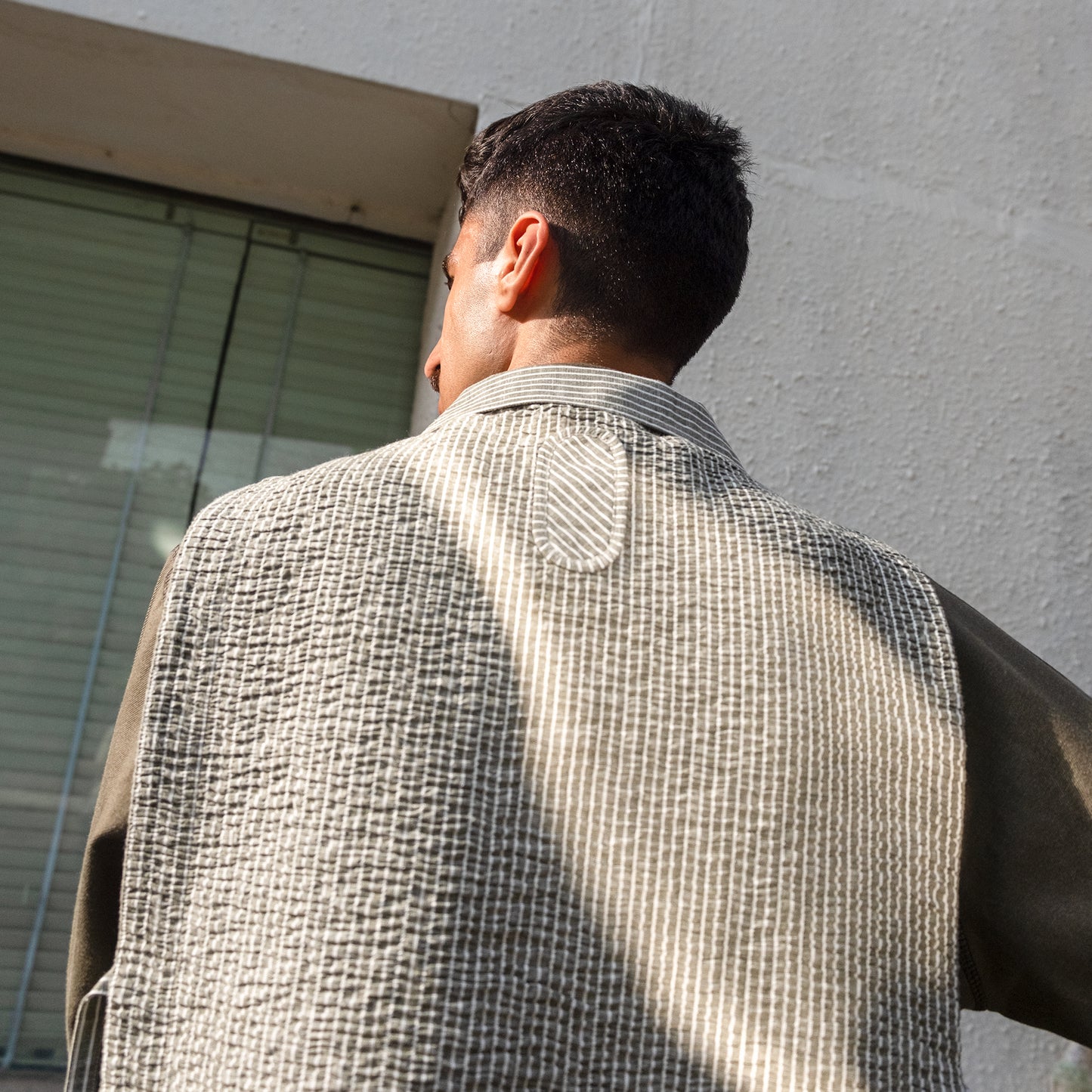 Actin Upcycled Vest- Olive