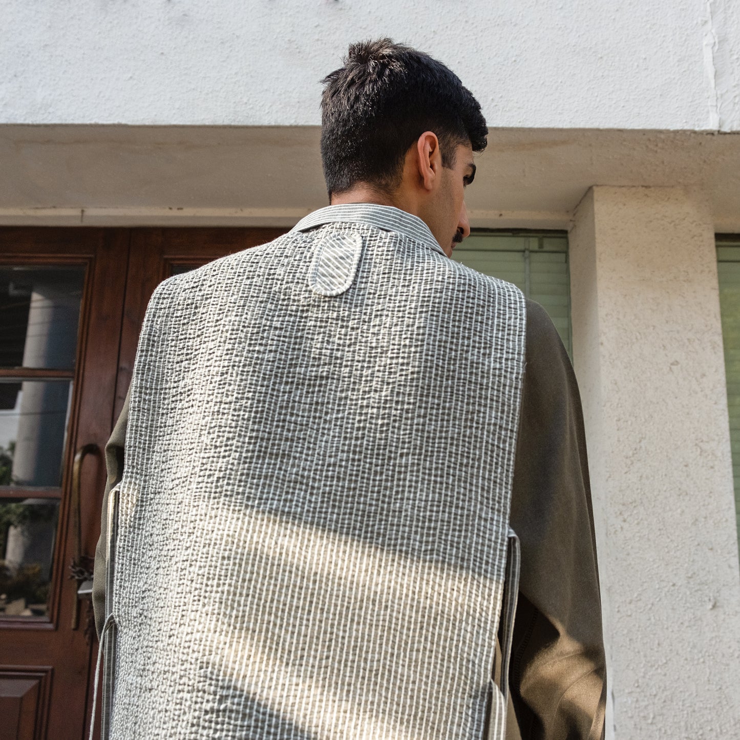 Actin Upcycled Vest- Olive