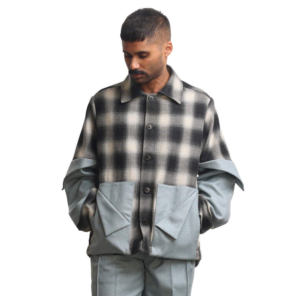 Apparatus Origami Jacket- Blue