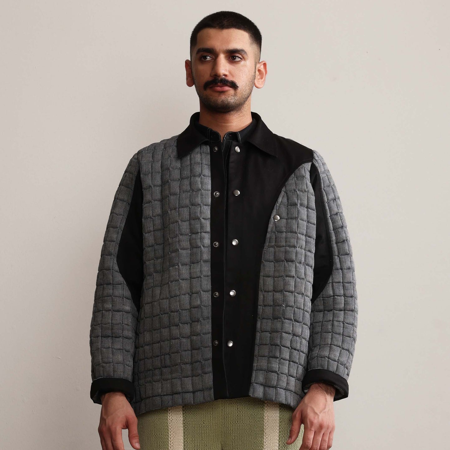 Sujani Panelled Jacket - BL