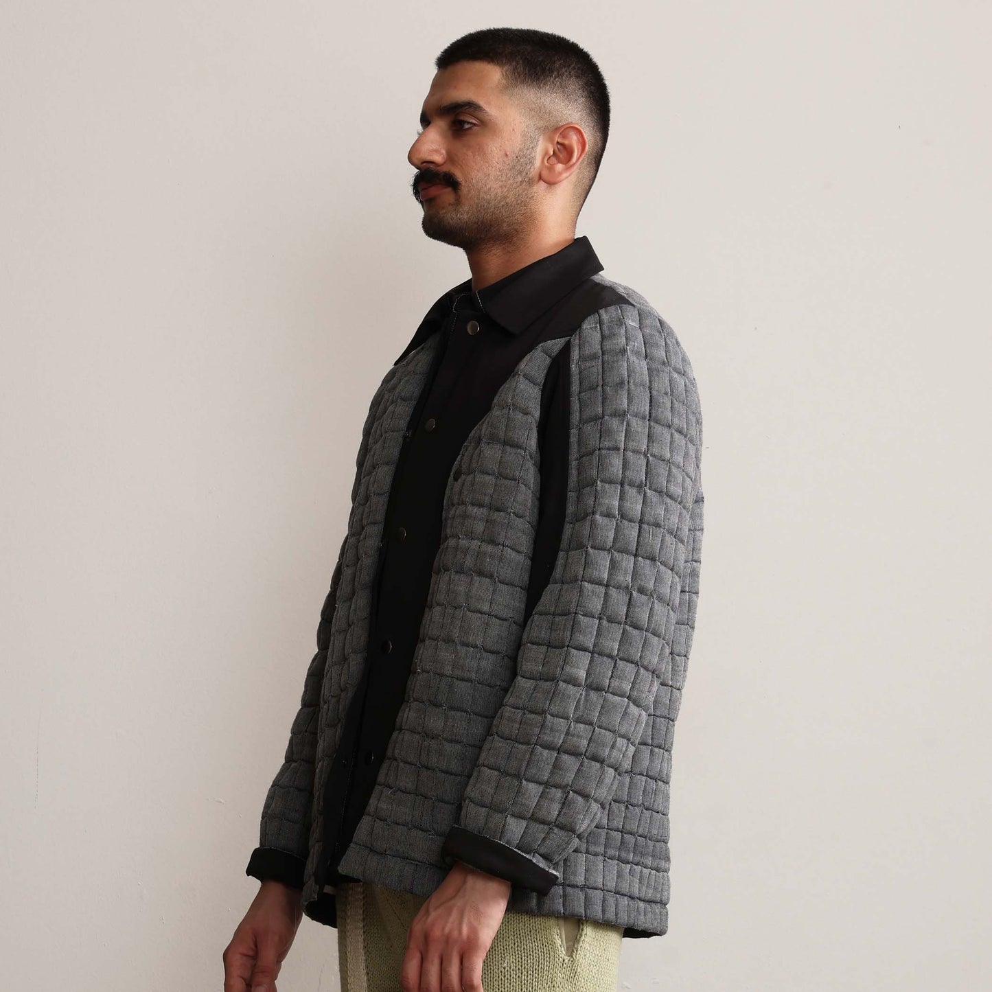 Sujani Panelled Jacket - BL