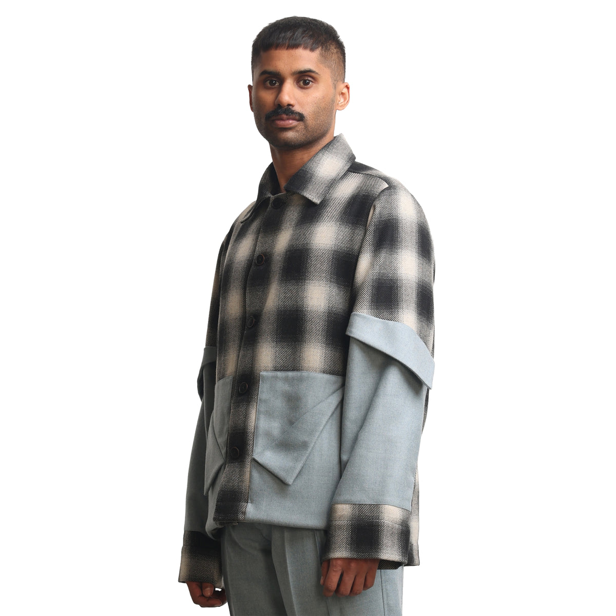 Apparatus Origami Jacket- Blue