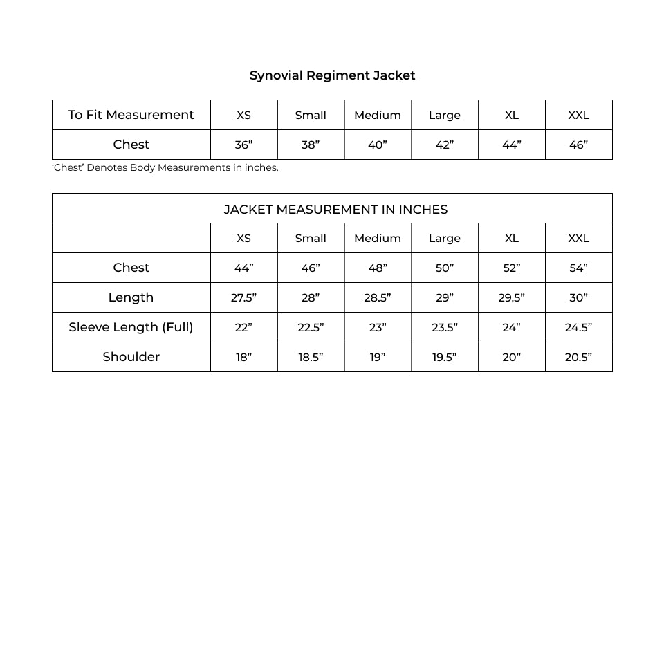 Synovial Regiment Jacket