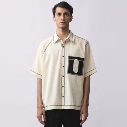 Canopy Denim Shirt- Off White