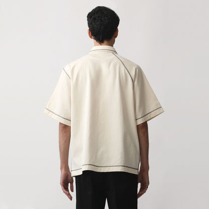 Canopy Denim Shirt- Off White