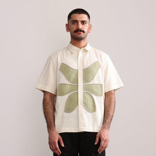 Vertebrae Symbolic Shirt- Off White