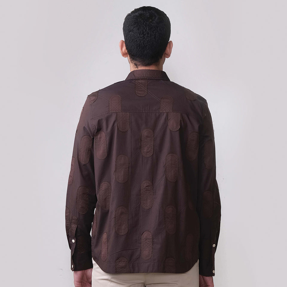 Nucleus Argyl Applique Shirt