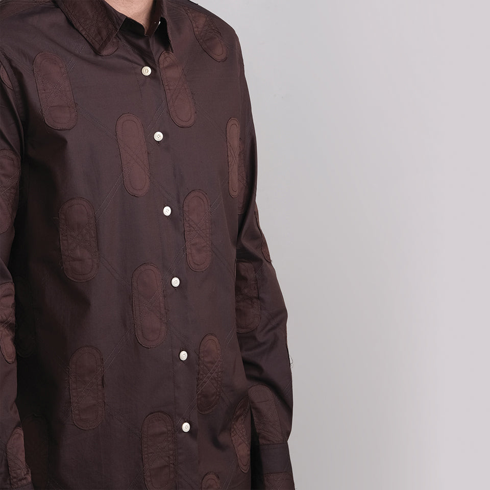 Nucleus Argyl Applique Shirt